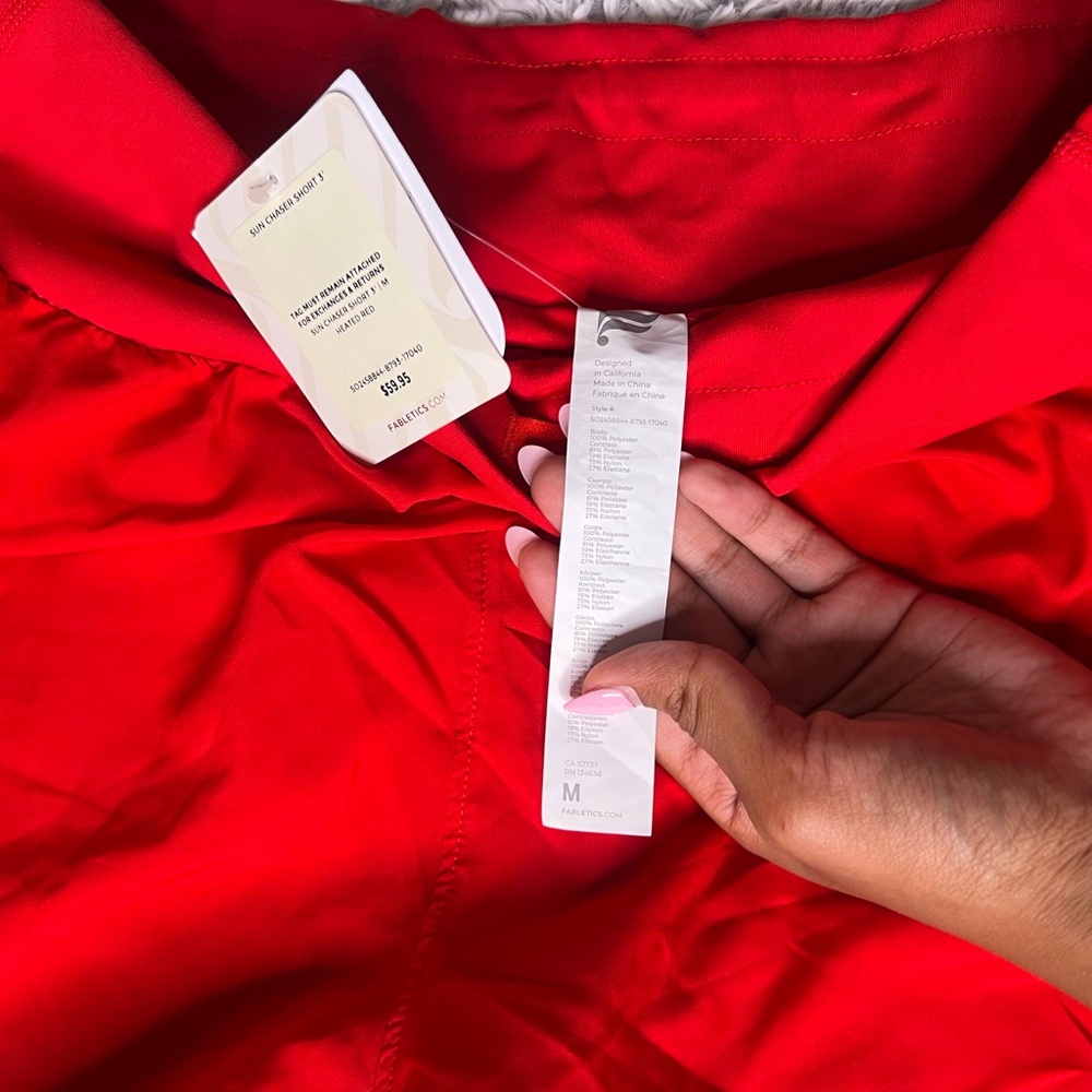 Fabletics Red Activewear set - Picture 3 of 4